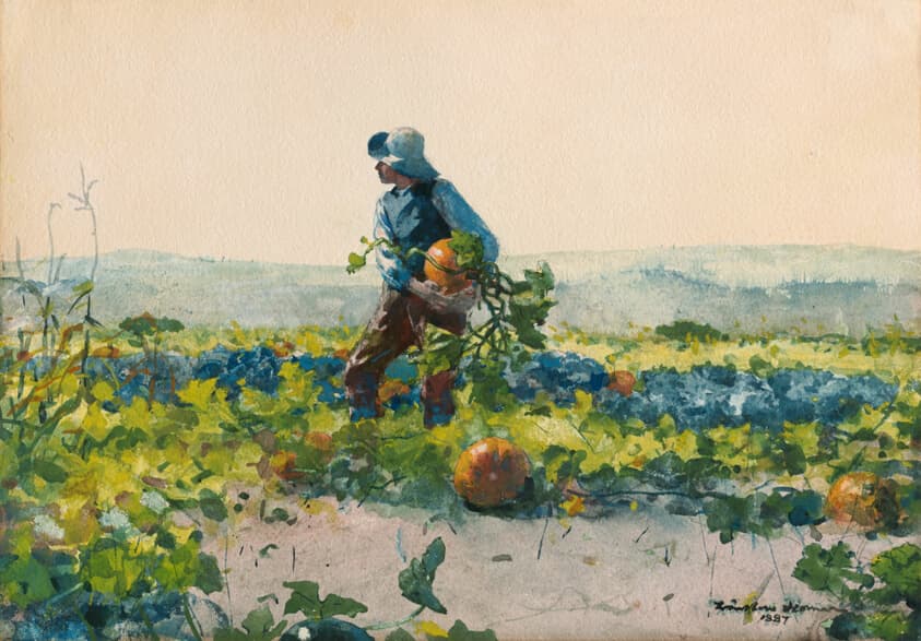 For to Be a Farmer's Boy — Winslow Homer