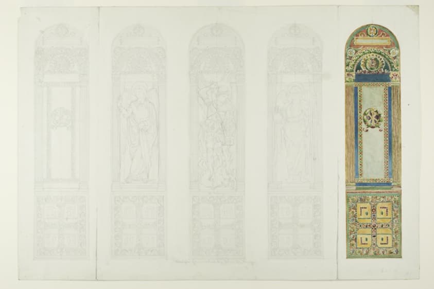 Design for a Window: St. George — John La Farge