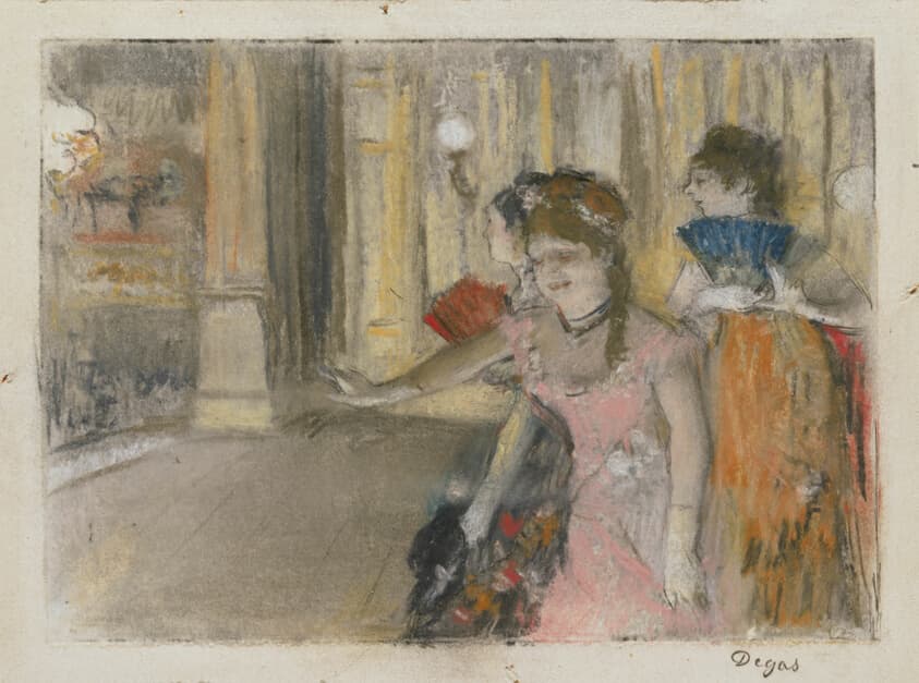 Singers on the Stage — Edgar Degas