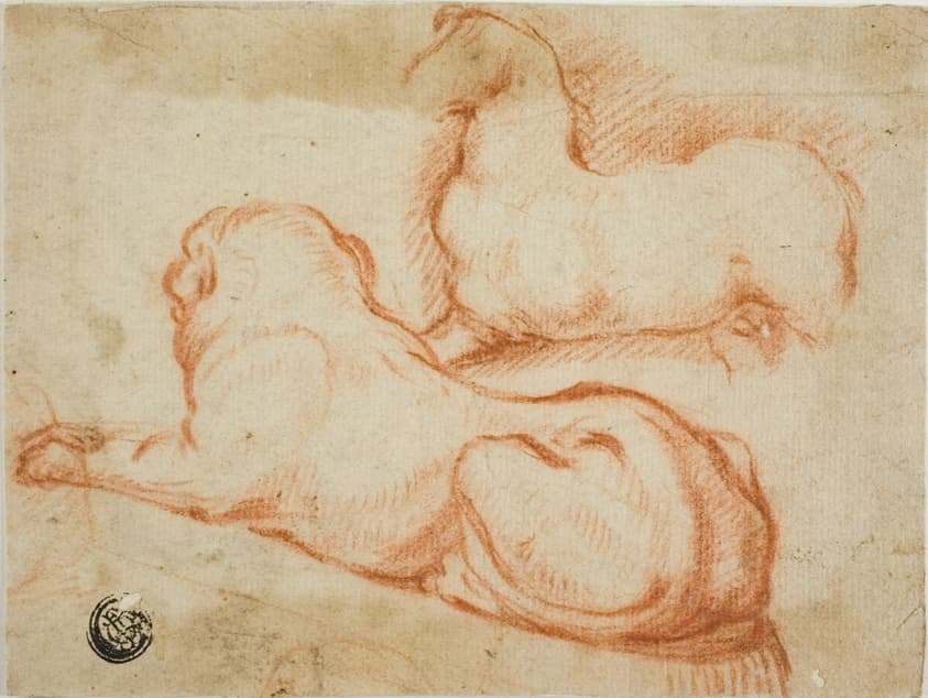 Sketch of Horse and Dog — Dirk Valkenburg