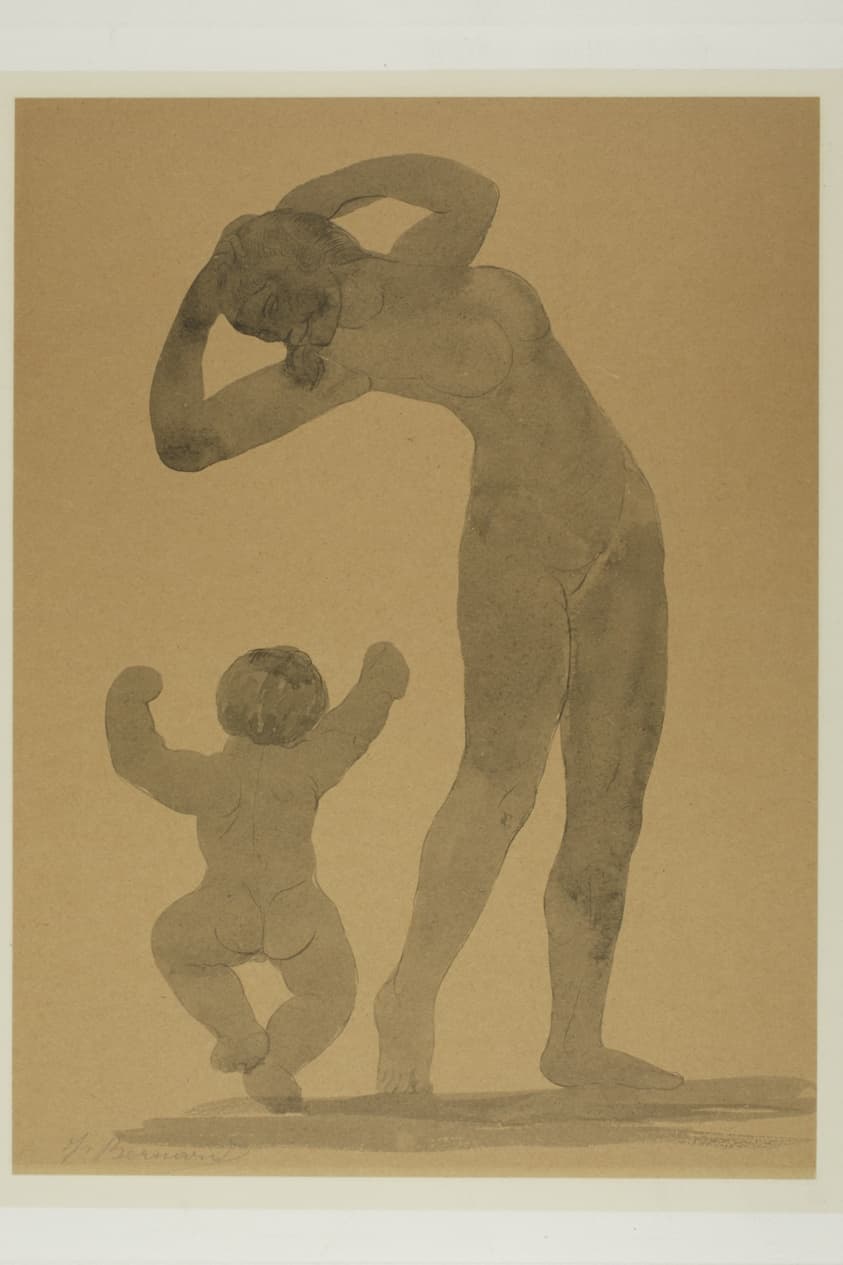 Mother and Child Dancing — Joseph Antoine Bernard