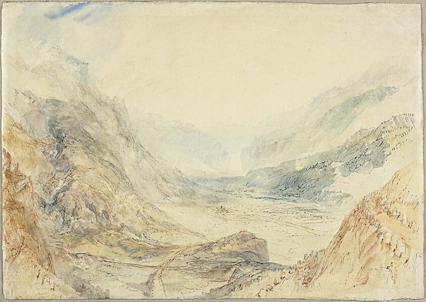 View in the St. Gotthard Pass, Switzerland — Joseph Mallord William Turner