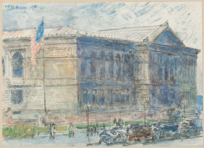 View of The Art Institute — Childe Hassam