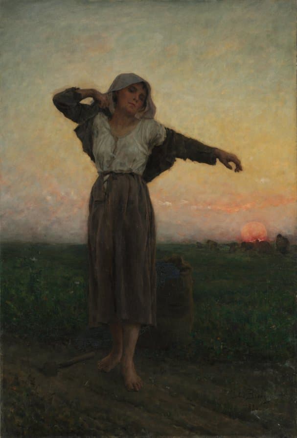 The Tired Gleaner — Jules Breton