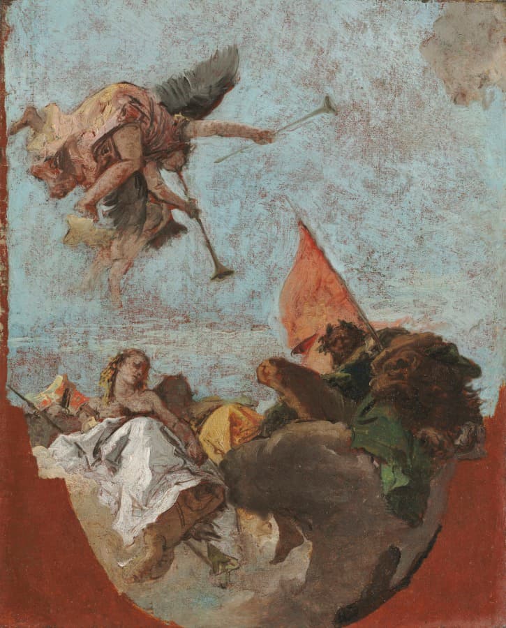 Sketch for a Ceiling — Giovanni Battista Tiepolo