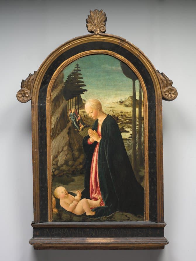 Madonna and Child with Tobias and the Angel Raphael — Francesco Botticini