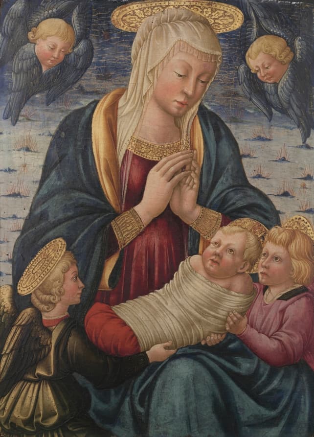 Virgin and Child with Angels — Neri di Bicci
