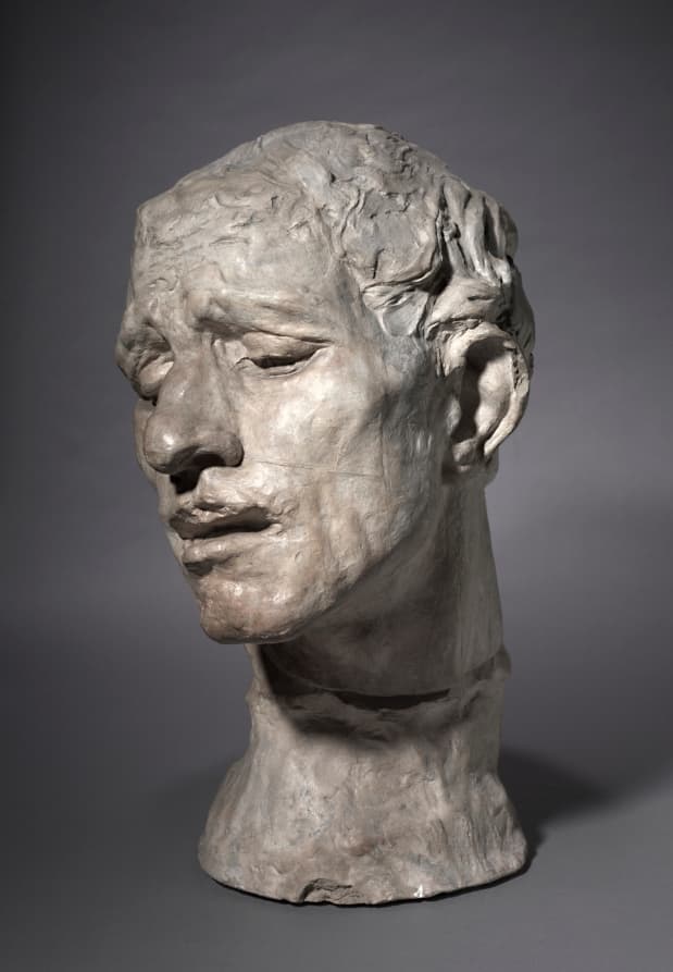 Heroic Head of Pierre de Wissant, One of the Burghers of Calais — Auguste Rodin