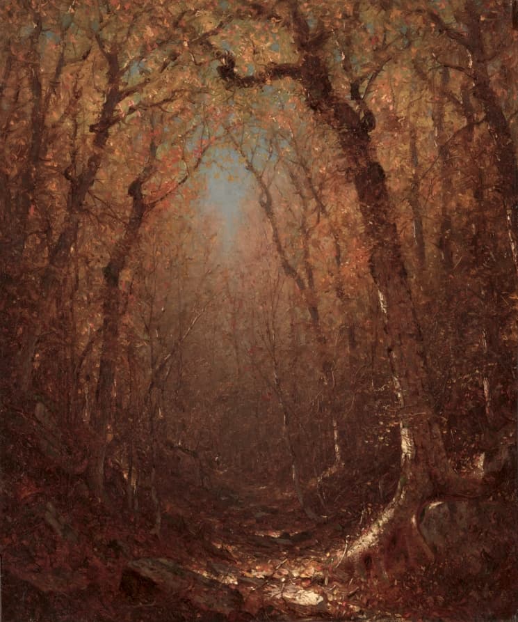Autumn, a Wood Path — Sanford Robinson Gifford