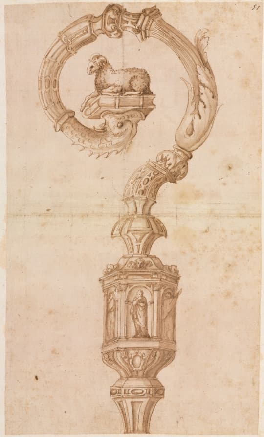 Design for a Crozier — Luzio Romano