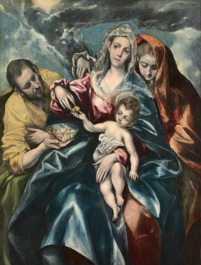 The Holy Family with Mary Magdalen — El Greco
