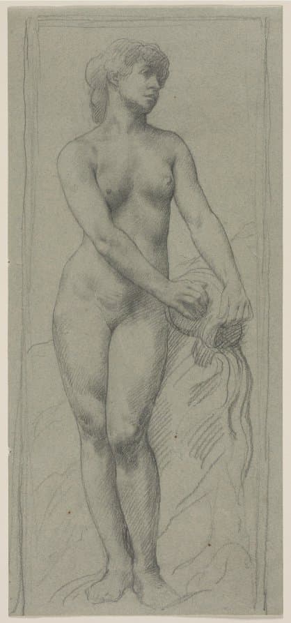 Nude Woman — Alphonse Legros