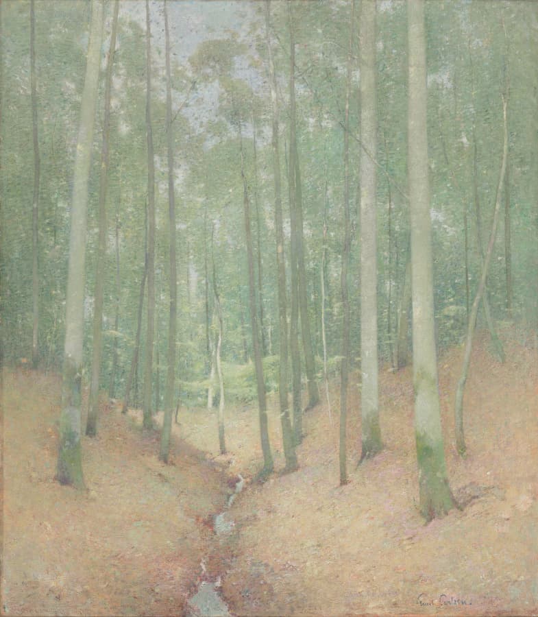 Wood Interior — Emil Carlsen
