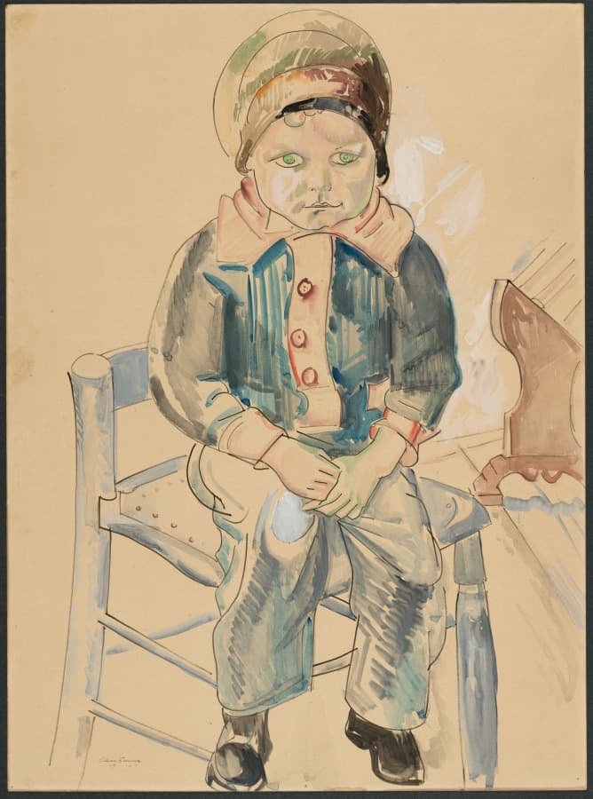 Boy on a Chair — William Sommer