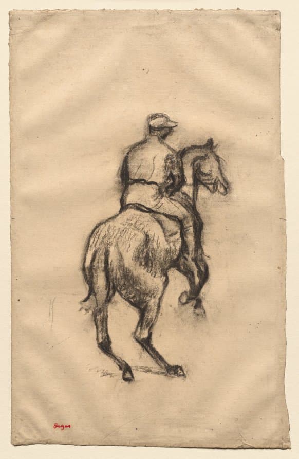 The Jockey — Edgar Degas
