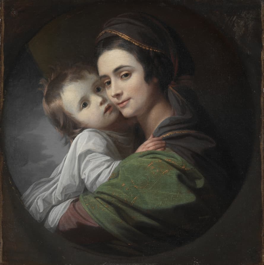 Elizabeth Shewell West and Her Son, Raphael — Benjamin West