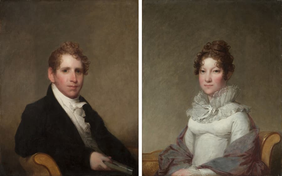 Dr. James Stuart; Mary Campbell Stuart — Gilbert Stuart