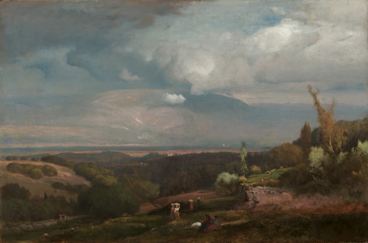 Approaching Storm from the Alban Hills — George Inness