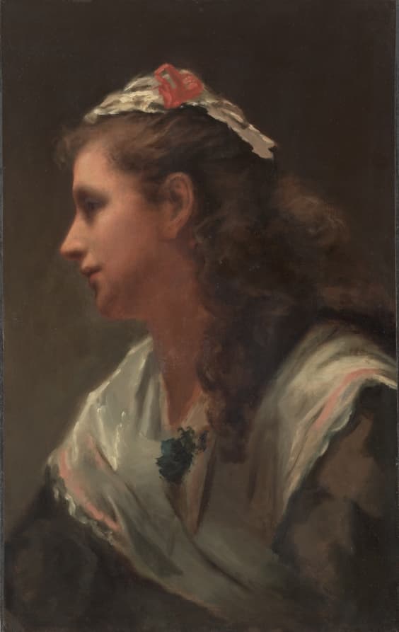 His First Model-Miss Russell — William Morris Hunt