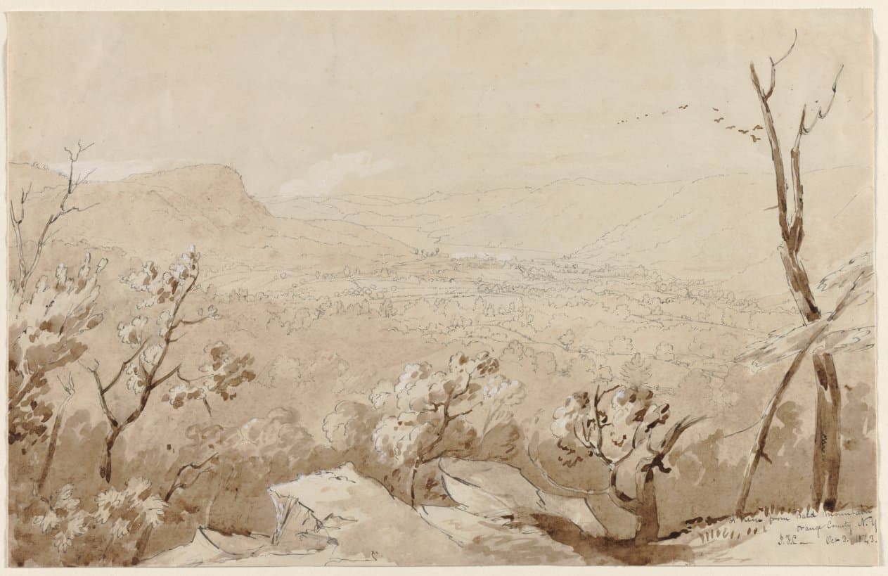 A View from Bald Mountain, Orange County, N.Y. — Jasper F. Cropsey