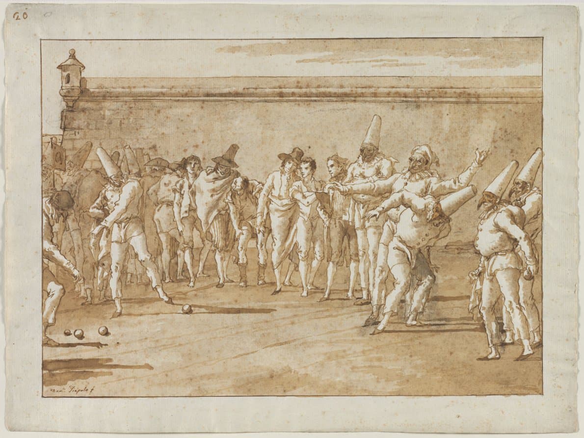 The Game of Bowls — Giovanni Domenico Tiepolo