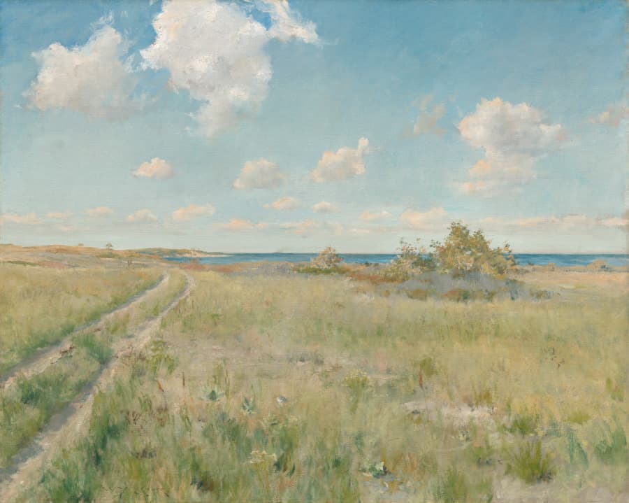 The Old Road to the Sea — William Merritt Chase