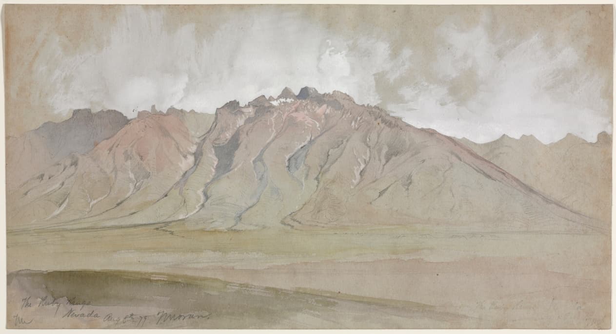The Ruby Range, Nevada — Thomas Moran
