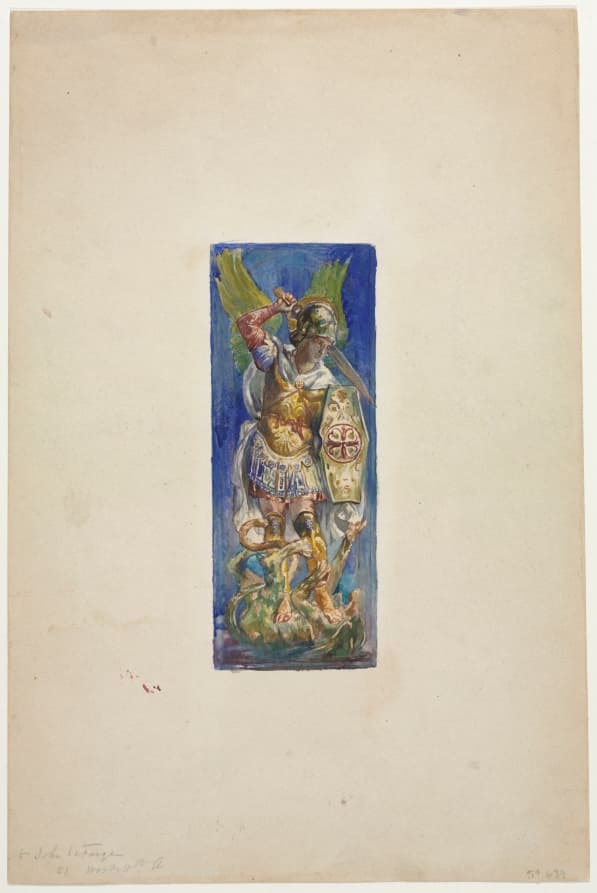 Design for Stained Glass — John La Farge