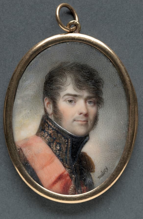 Portrait of Henri Gratien, Comte Bertrand — Jean-Baptiste Isabey