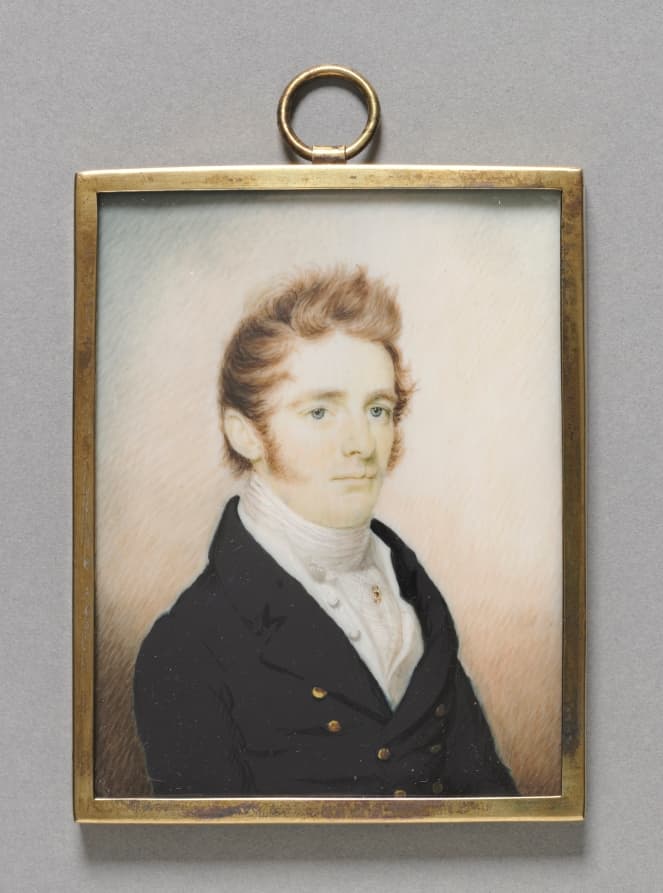 Portrait of a Man with a Cleft Lip — Anson Dickinson