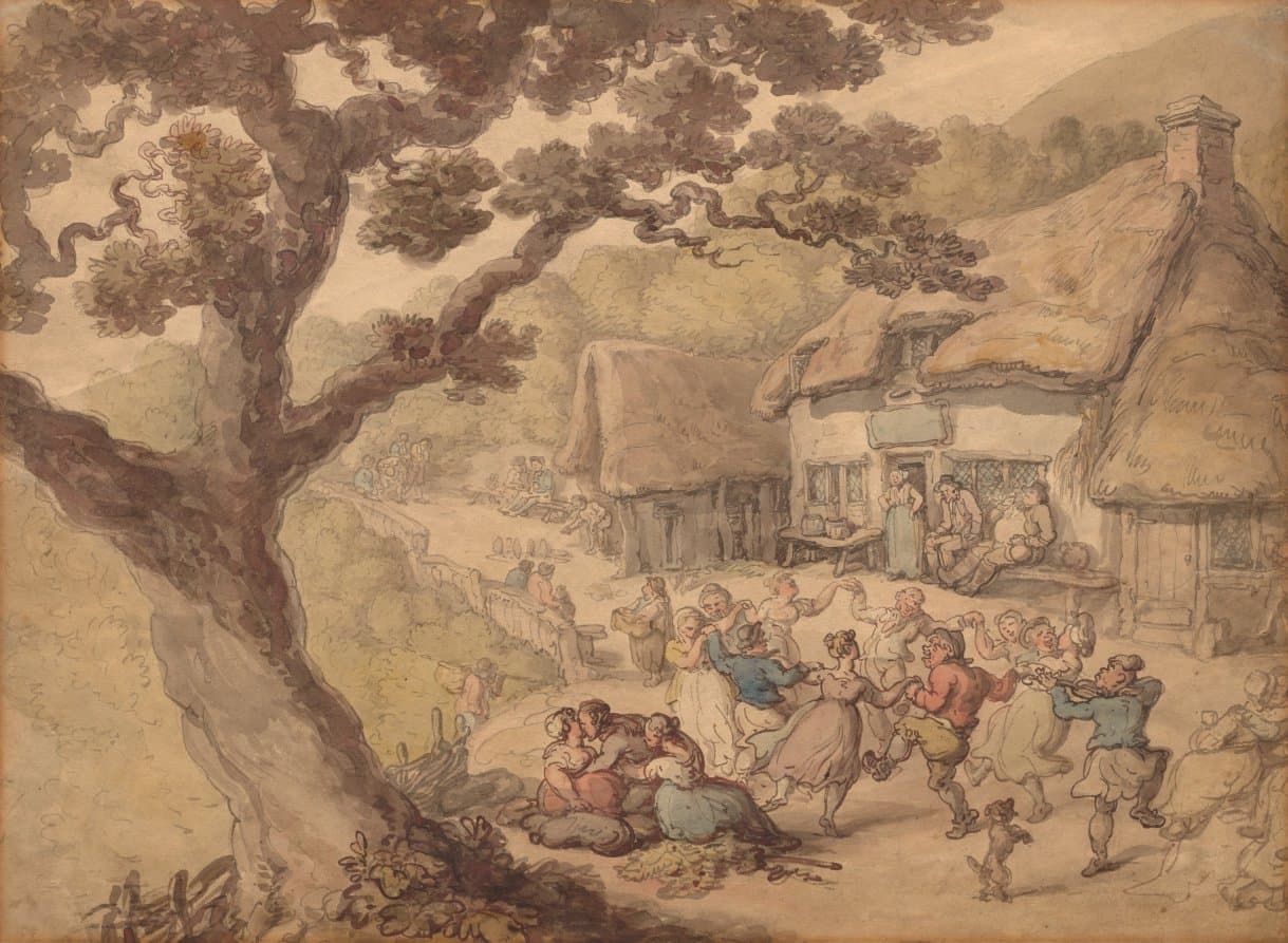 The Village Dance — Thomas Rowlandson