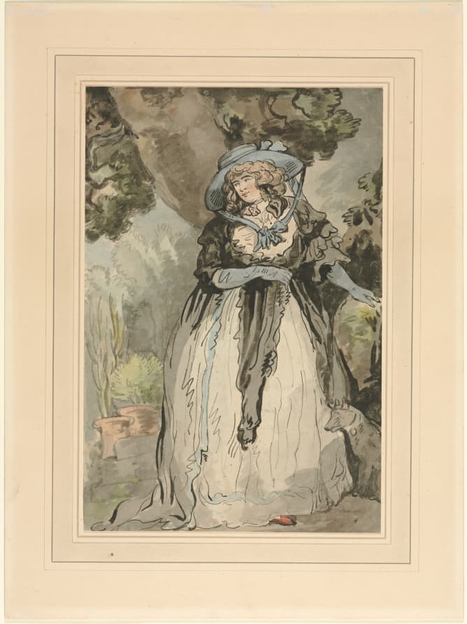Mrs. Samuel Howitt (née Elizabeth Rowlandson) — George Murgatroyd Woodward