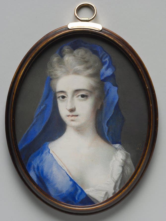 Portrait of a Woman in Blue — Peter Cross