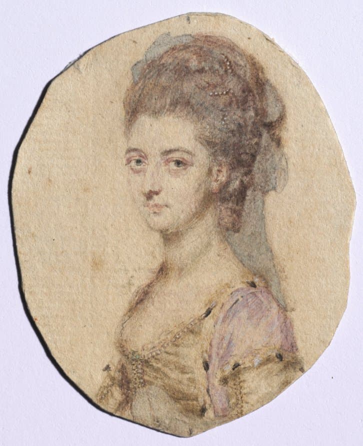 Portrait of Charlotte Bertie, née Warren, 4th Countess of Abingdon — John I Smart