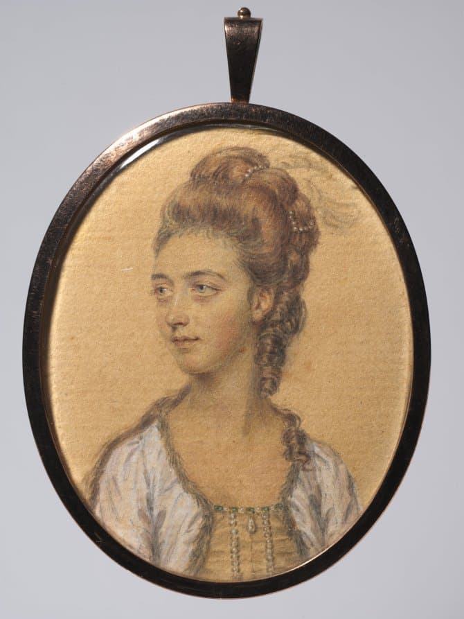 Portrait of Mrs. Nathaniel Bailey, née Lamack — John I Smart