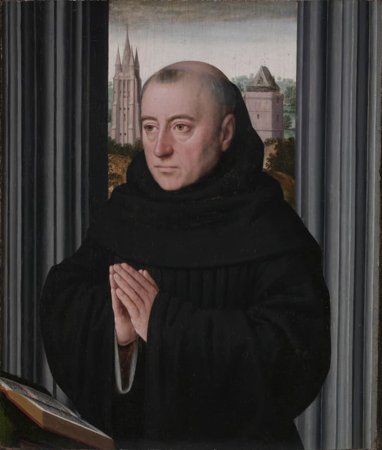 Portrait of a Monk — Gerard David