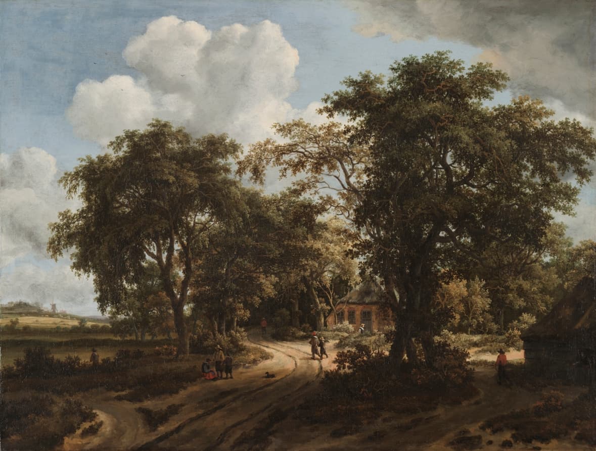 A Cottage in the Woods — Meindert Hobbema