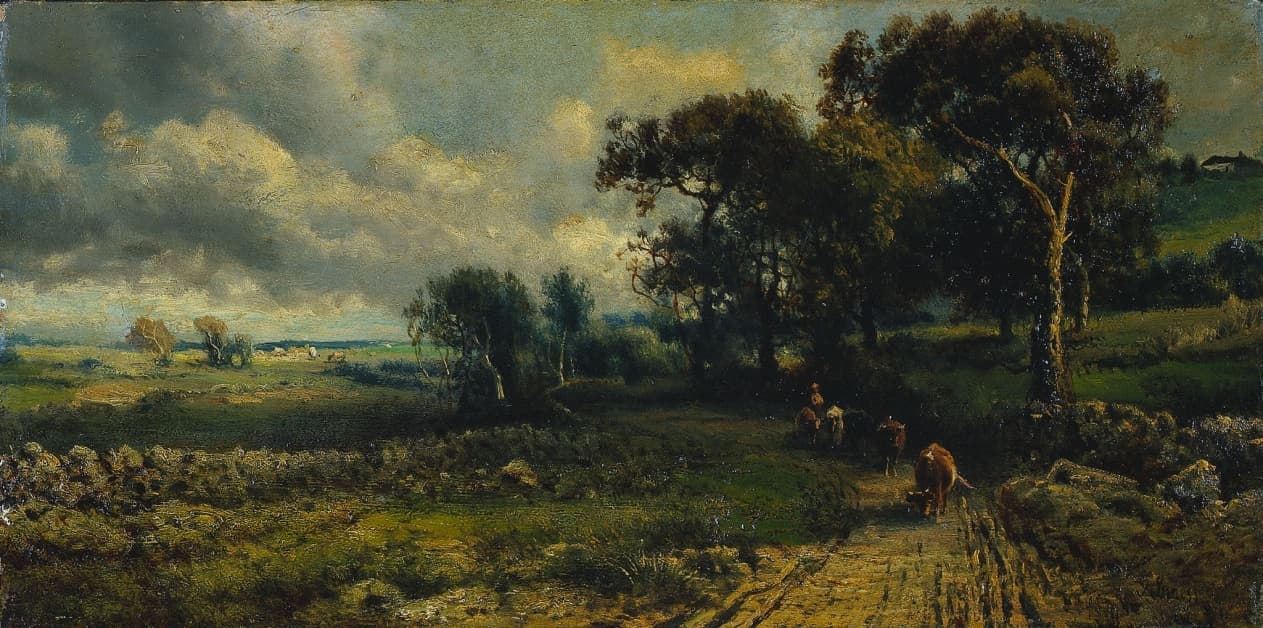 Fleecy Clouds — George Inness