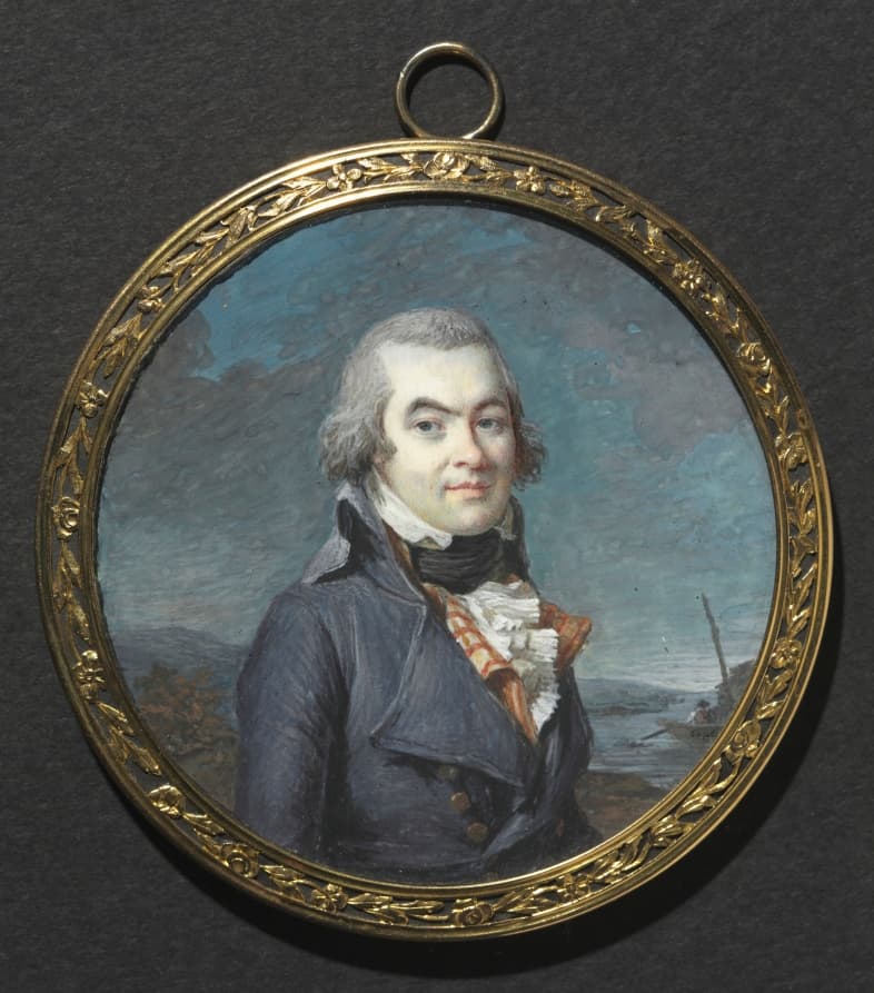 Portrait of a Man in a Landscape — Marie Gabrielle Capet