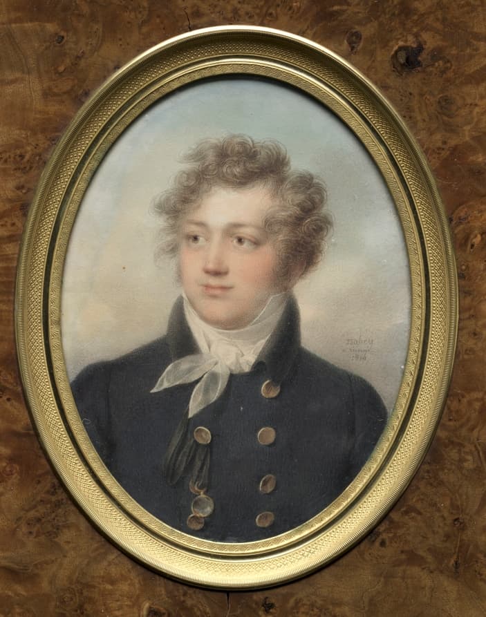 Portrait of a Man, possibly Alexander I, Emperor of Russia — Jean-Baptiste Isabey