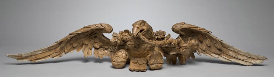 Centerpiece of a Carving from an Overmantel — Grinling Gibbons