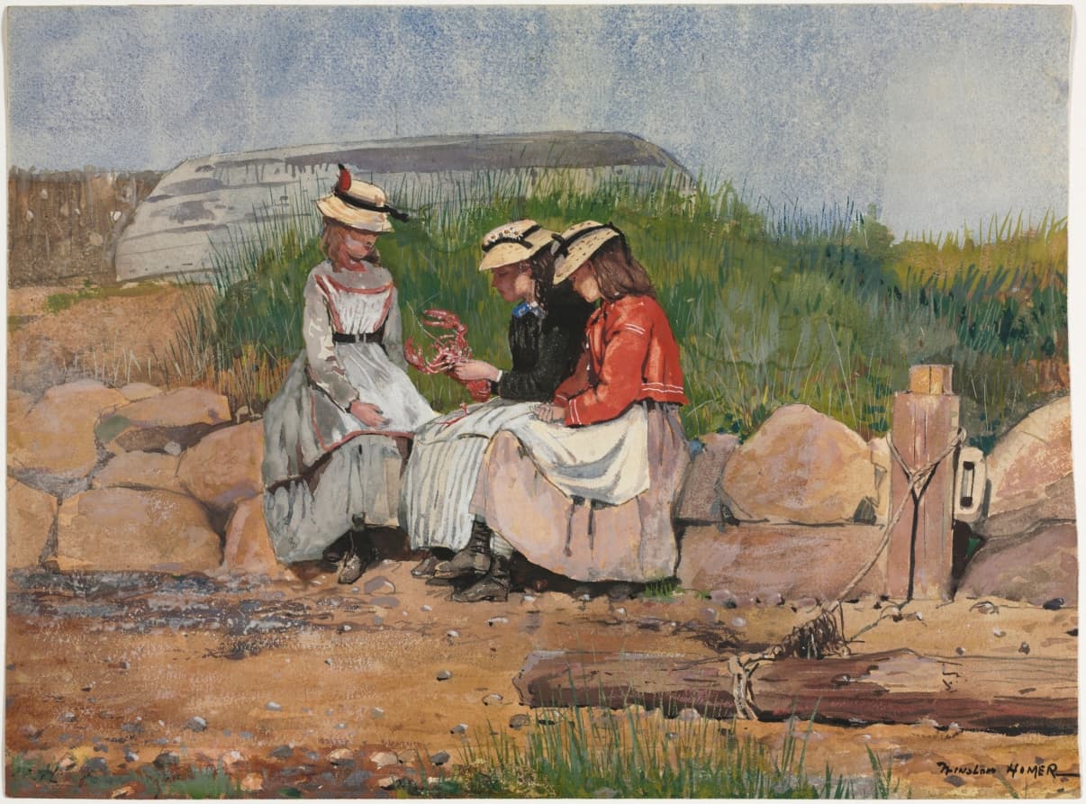 A Fisherman's Daughter — Winslow Homer