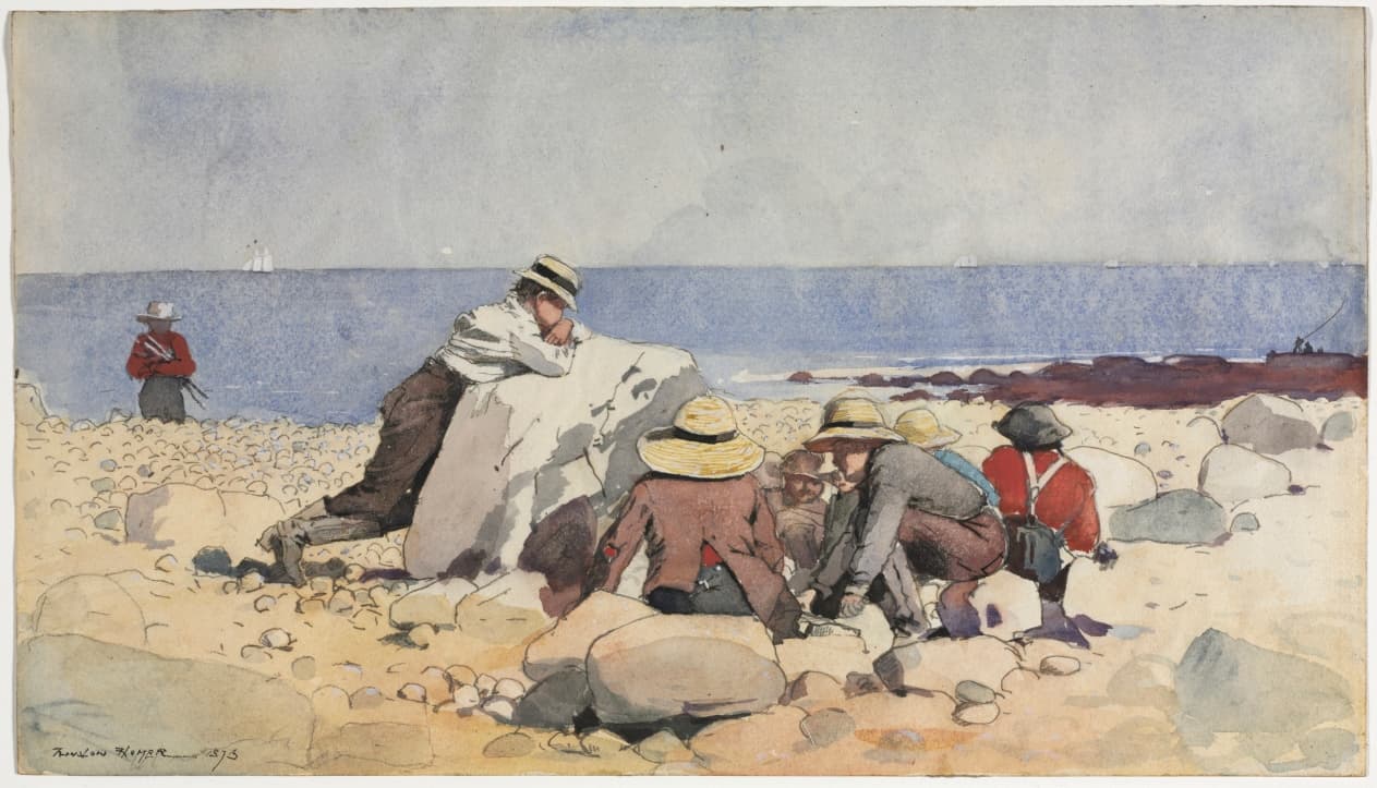 A Clam-Bake — Winslow Homer