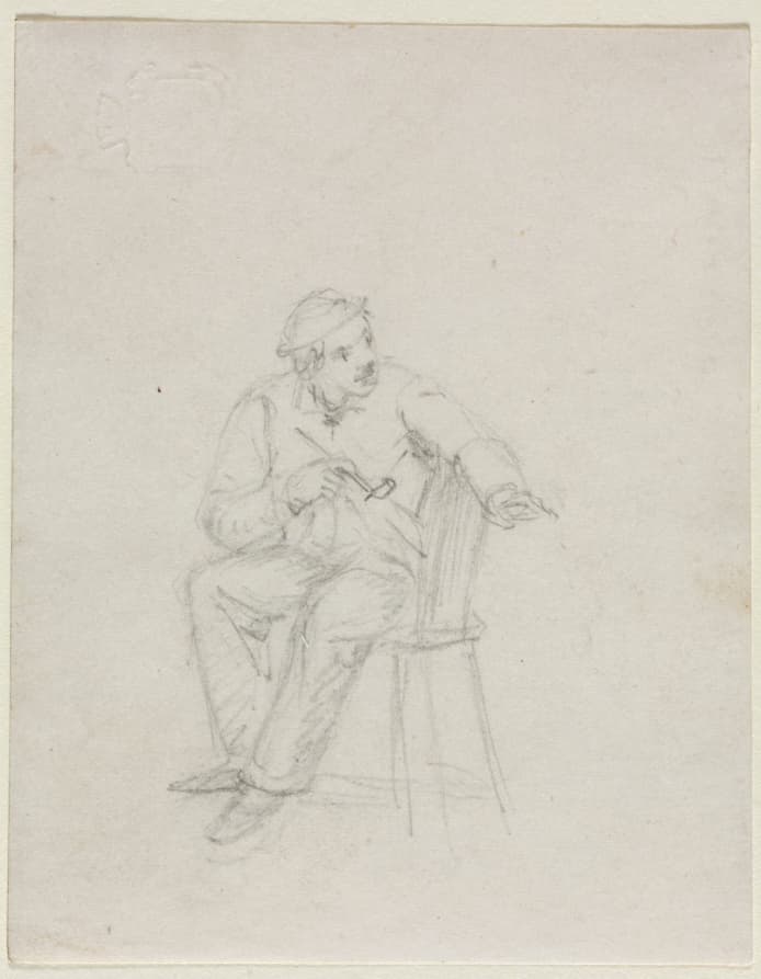 Man Smoking a Pipe — William Sidney Mount