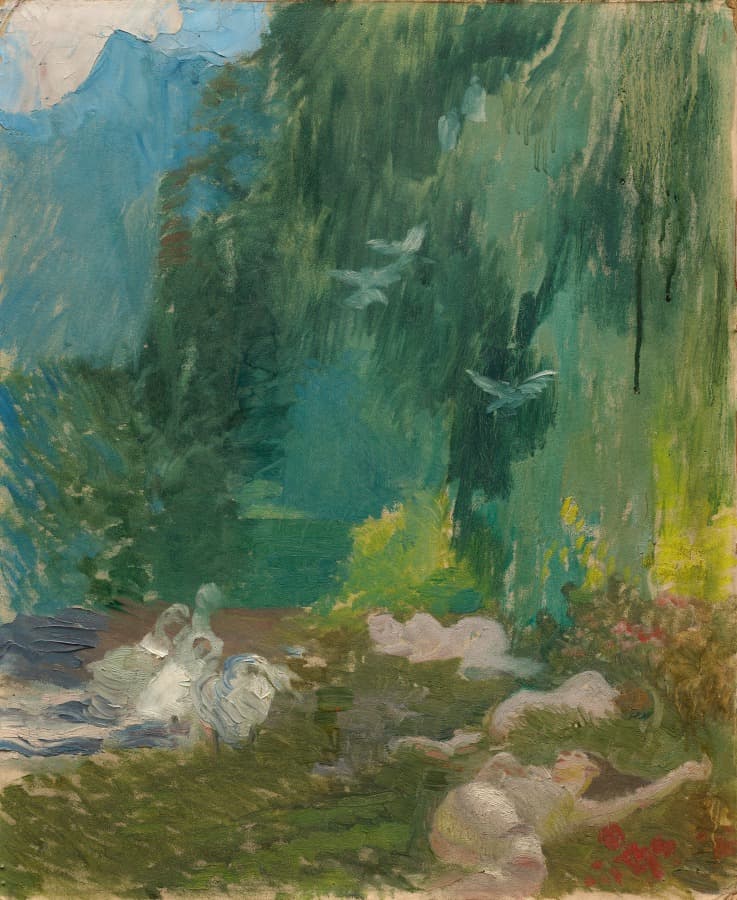 The Siesta — Albert Besnard