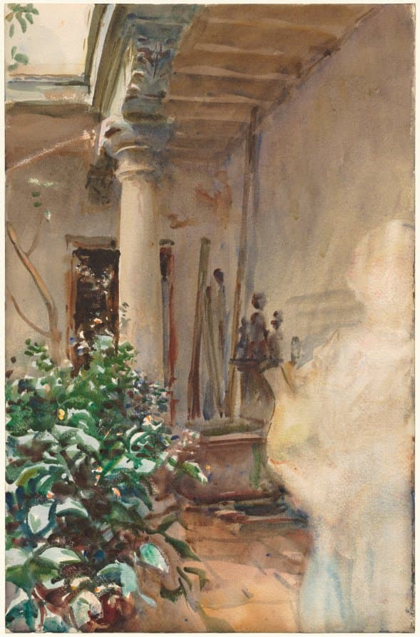 The Patio — John Singer Sargent