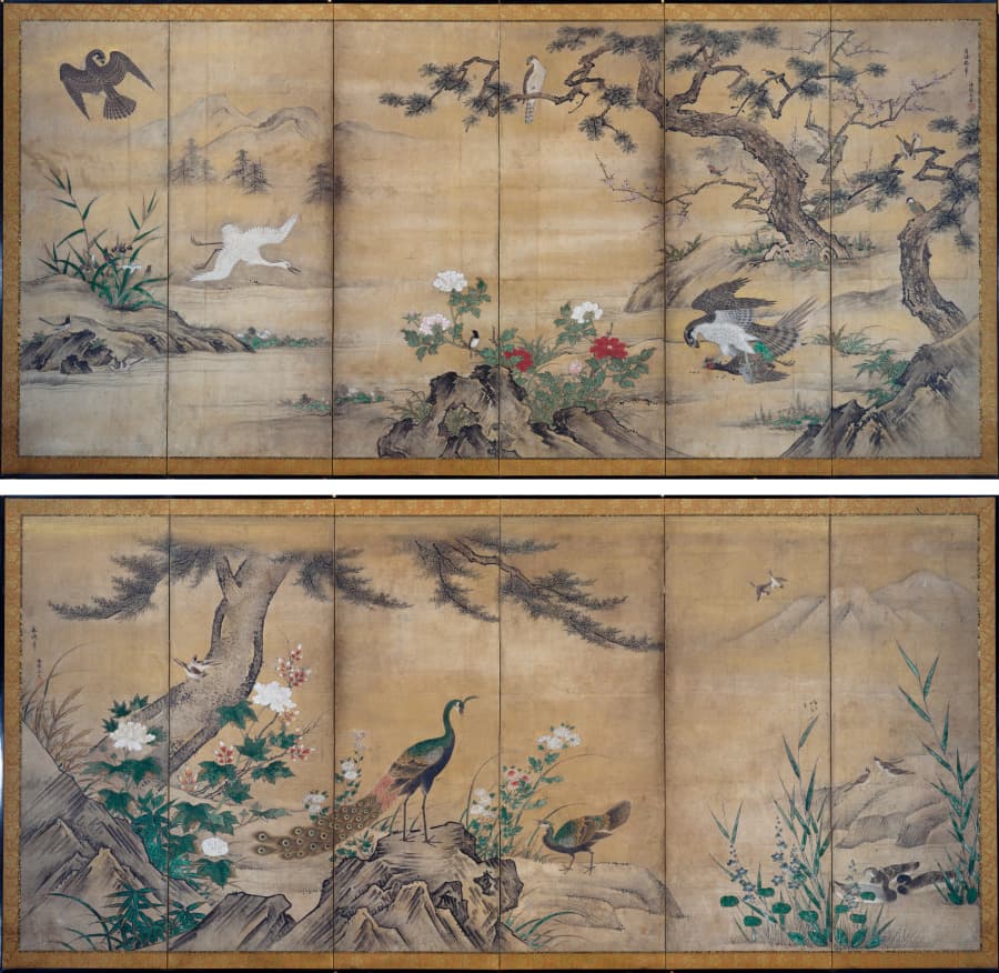 Birds and Flowers — Kano Mitsunobu