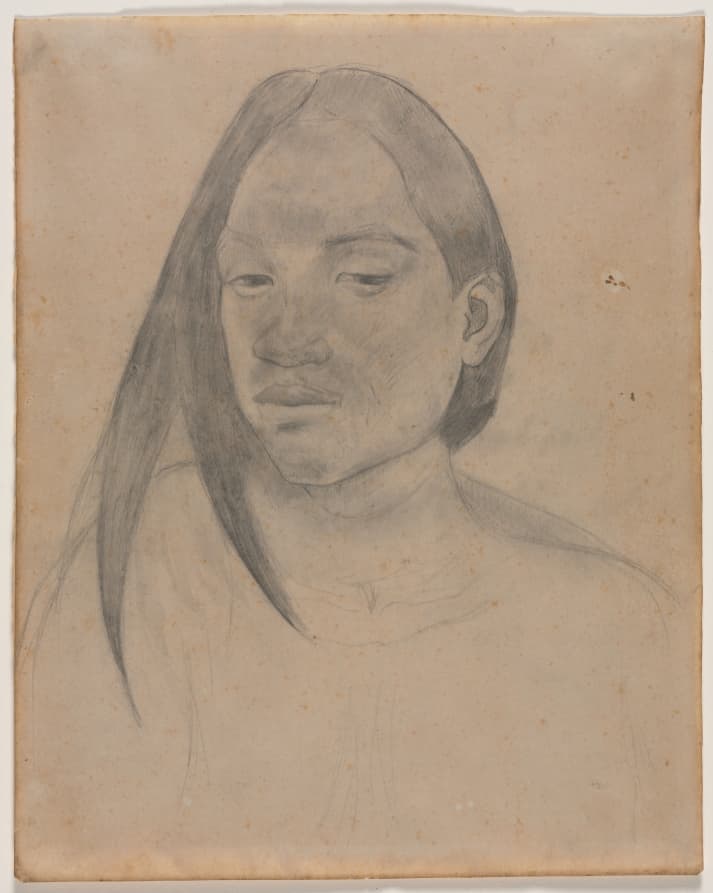 Head of a Tahitian Woman — Paul Gauguin