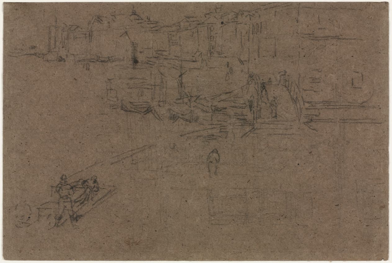 The Riva, Venice — James McNeill Whistler