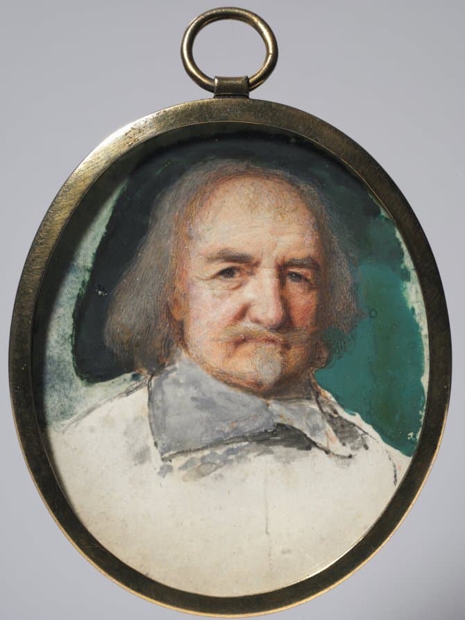 Portrait of Thomas Hobbes — Samuel Cooper